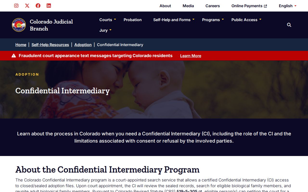 Fort Collins resident lookup confidential intermediary route
